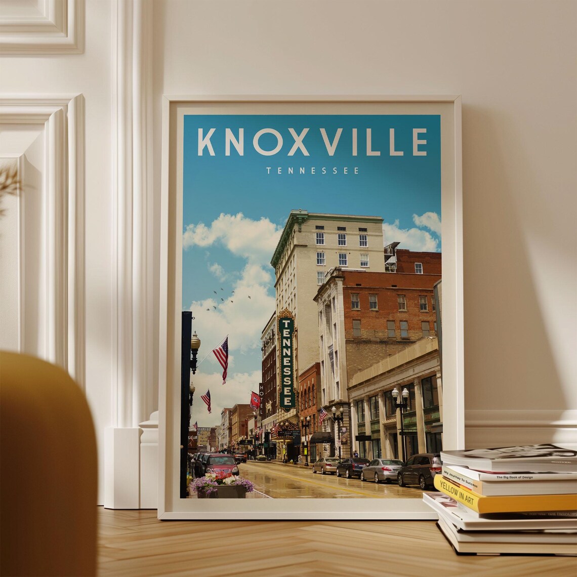 Knoxville Tennessee Travel Poster, Home Decor Print