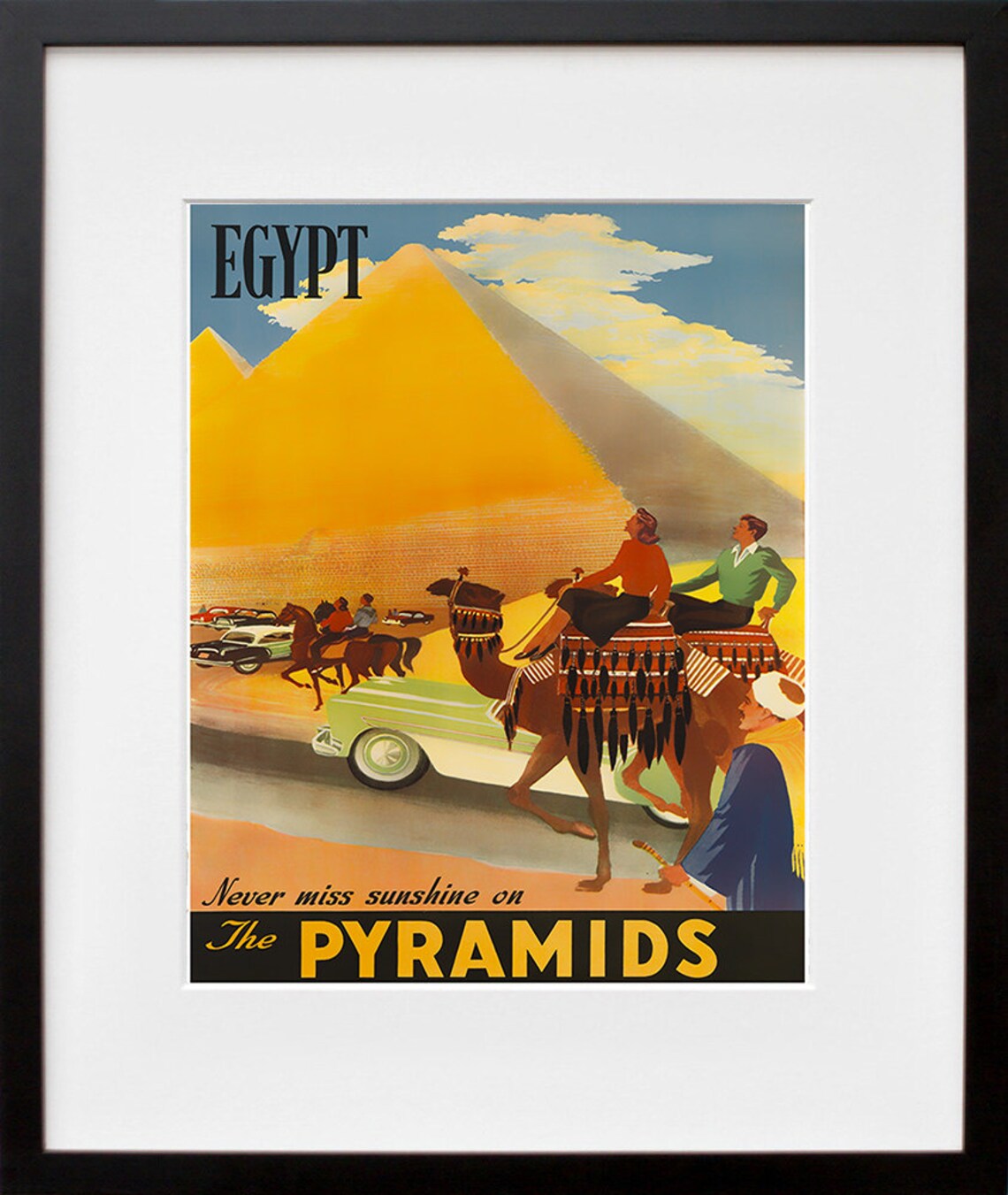 Egypt Vintage Travel Poster Print, Egyptian Wall Decor - Image 2