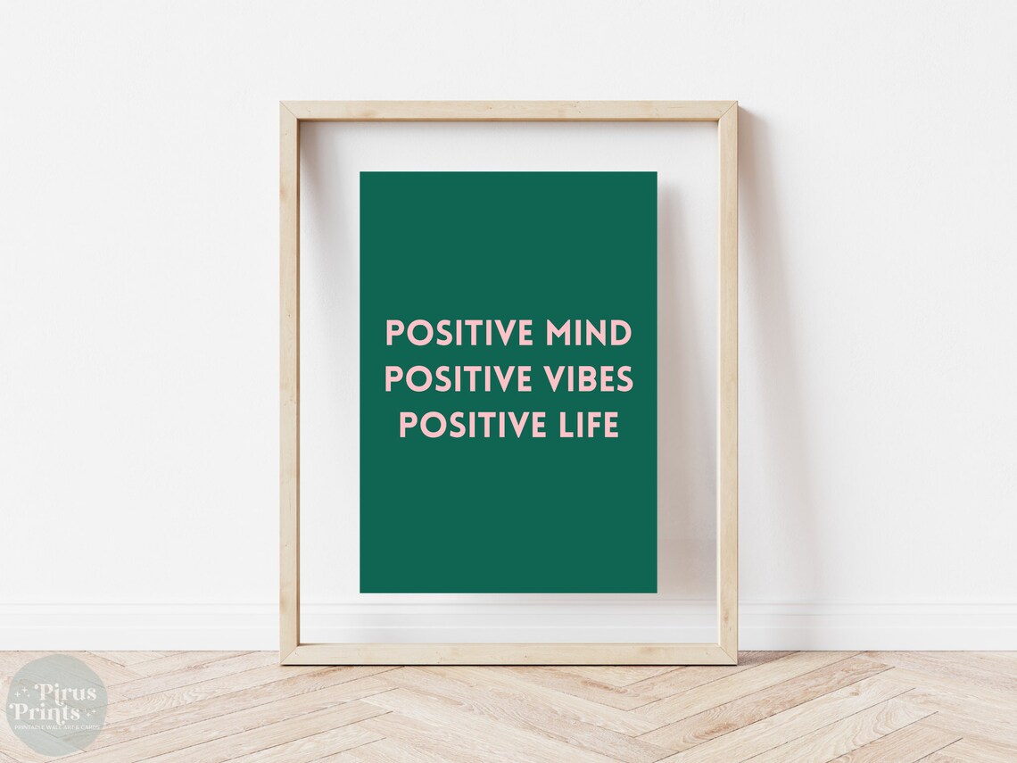 Positive Mindset Manifest Poster, Mindfulness Wall Art - Image 5