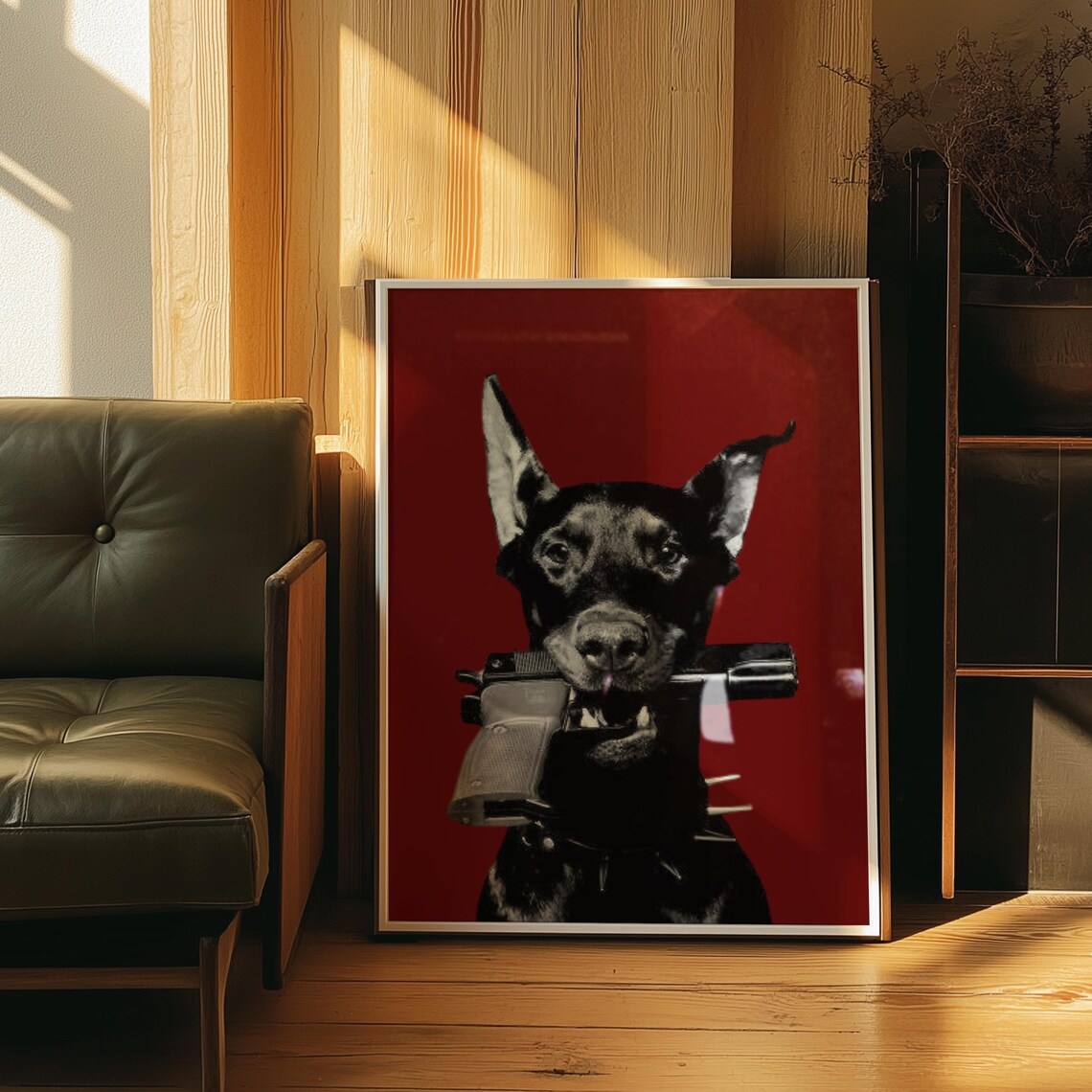 Doberman Fashion Poster, Hypebeast Art Print
