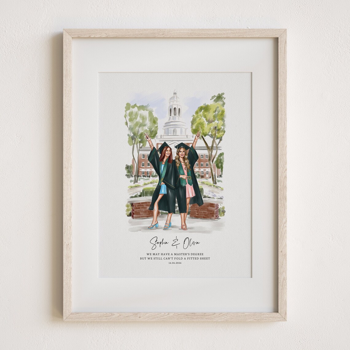 Friends Graduation Gift Group Portrait, Class Of 2024