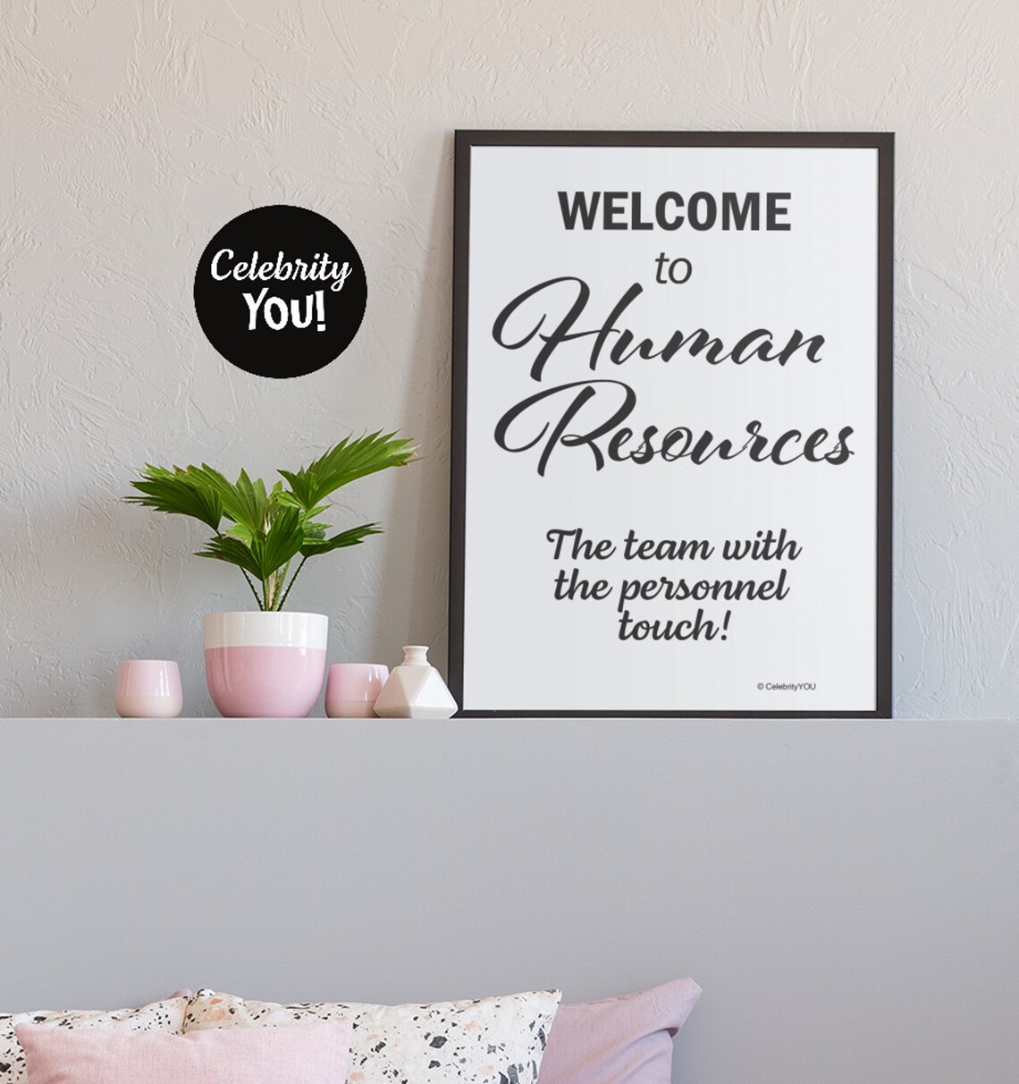 Welcome To Human Resources Office Motivational Poster - Image 2