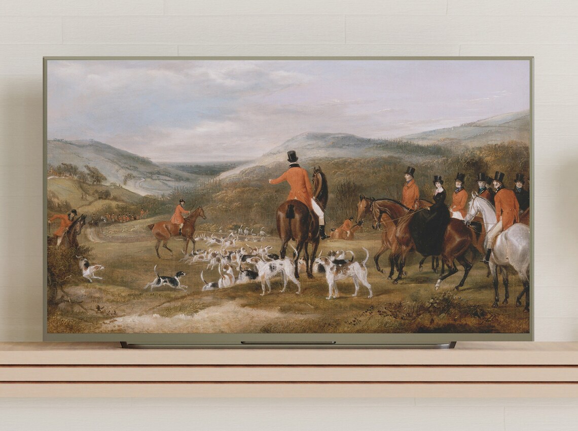The Berkeley Hunt Vintage Landscape Art Print - Image 3