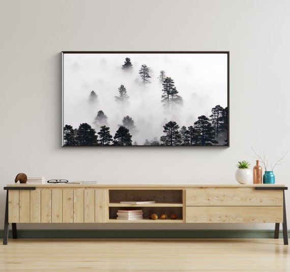 Frame Tv Art Misty Forest For Frame Tv Art Tv Tv Art Instant