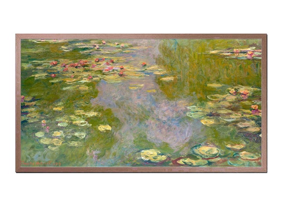 Frame Tv Art Water Lilies 1919 By Claude Monet Vintage Artworks Art For Tv Frame Tv Art Instant