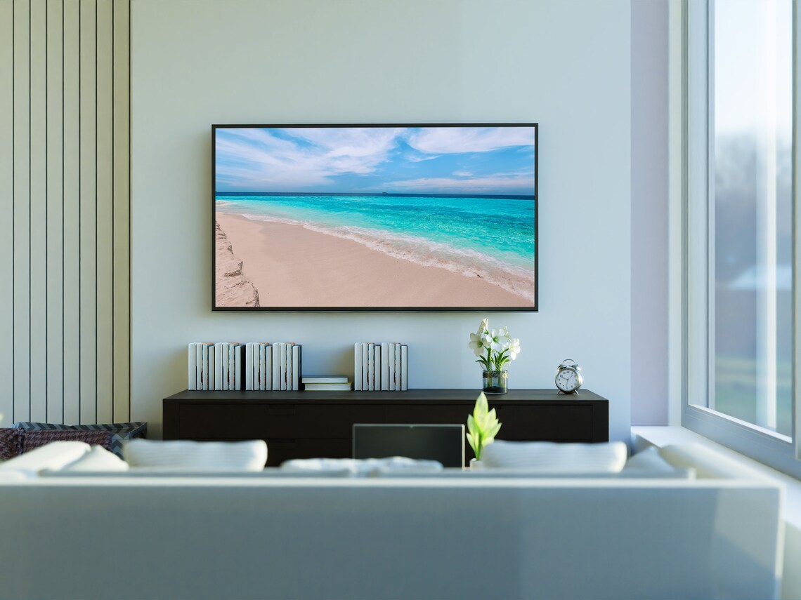 Tropical Island Beach Turquoise Water White Sand Paradise Ocean Poster - Image 3
