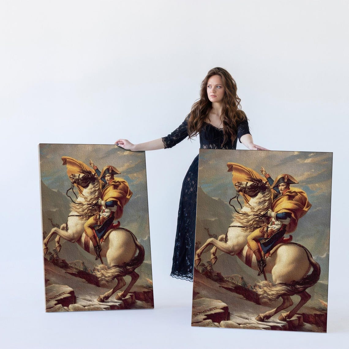 Napoleon Crossing The Alps Wall Print Large Wall Hanging Framed Wall Art Housewarming Gifts Modern Wall Decor - Image 5