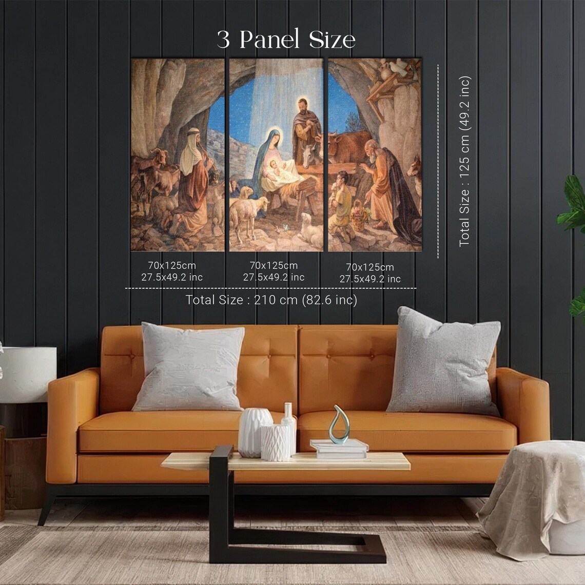 The Nativity Of Jesus And Mary Classic Religious Art Reproduction Poster - Image 2