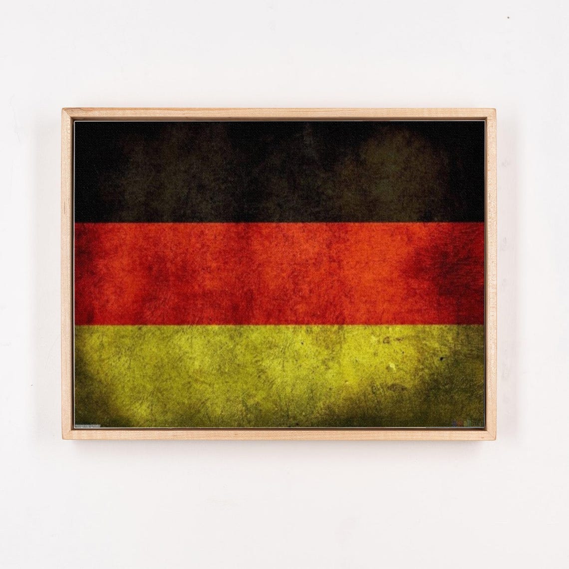 Vintage Distressed German Flag Grunge Texture Poster Artwork - Image 4