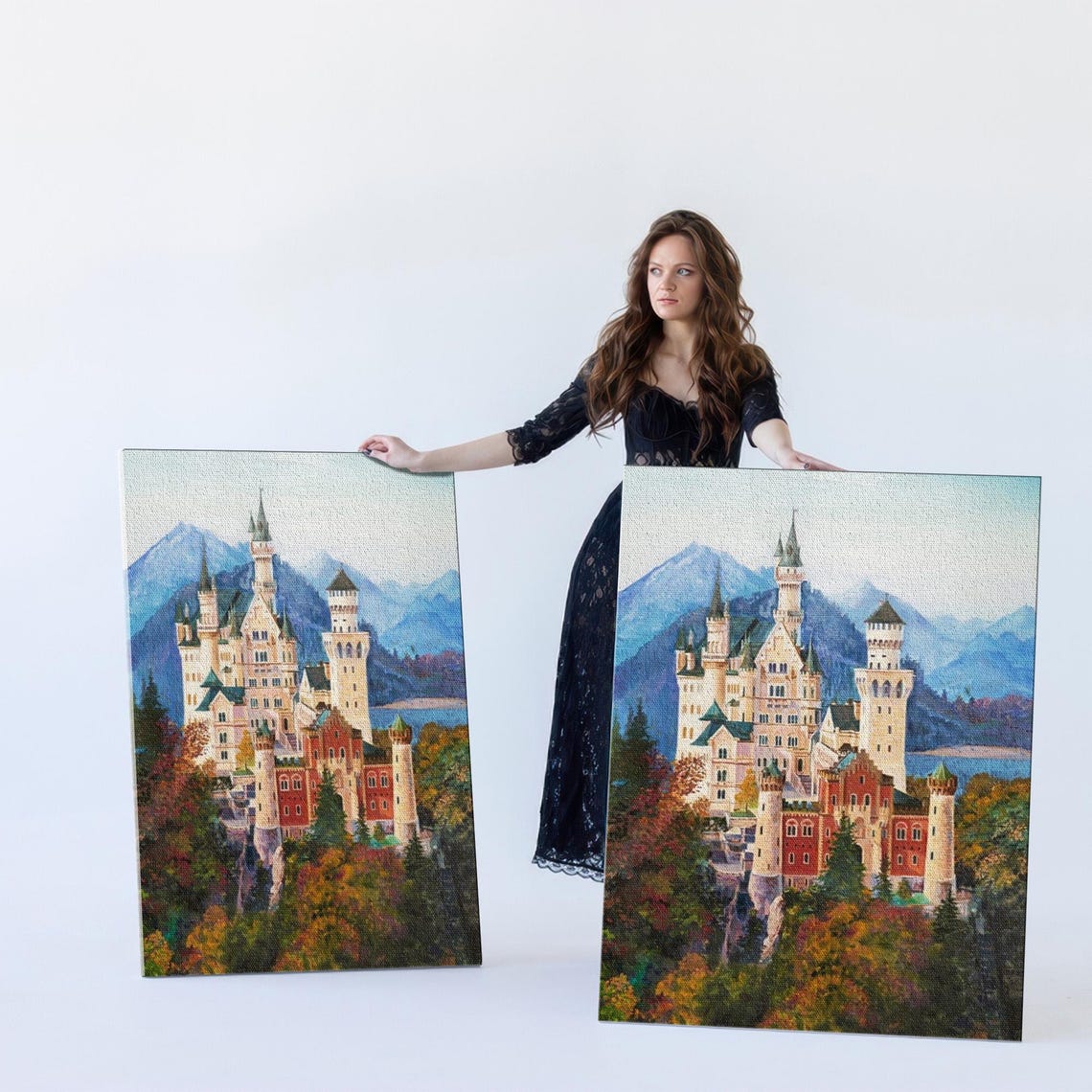Neuschwanstein Castle Bavaria Germany Print Gift For Home Decor Housewarming Gift Framed Wall Art Office Wall Decor - Image 5