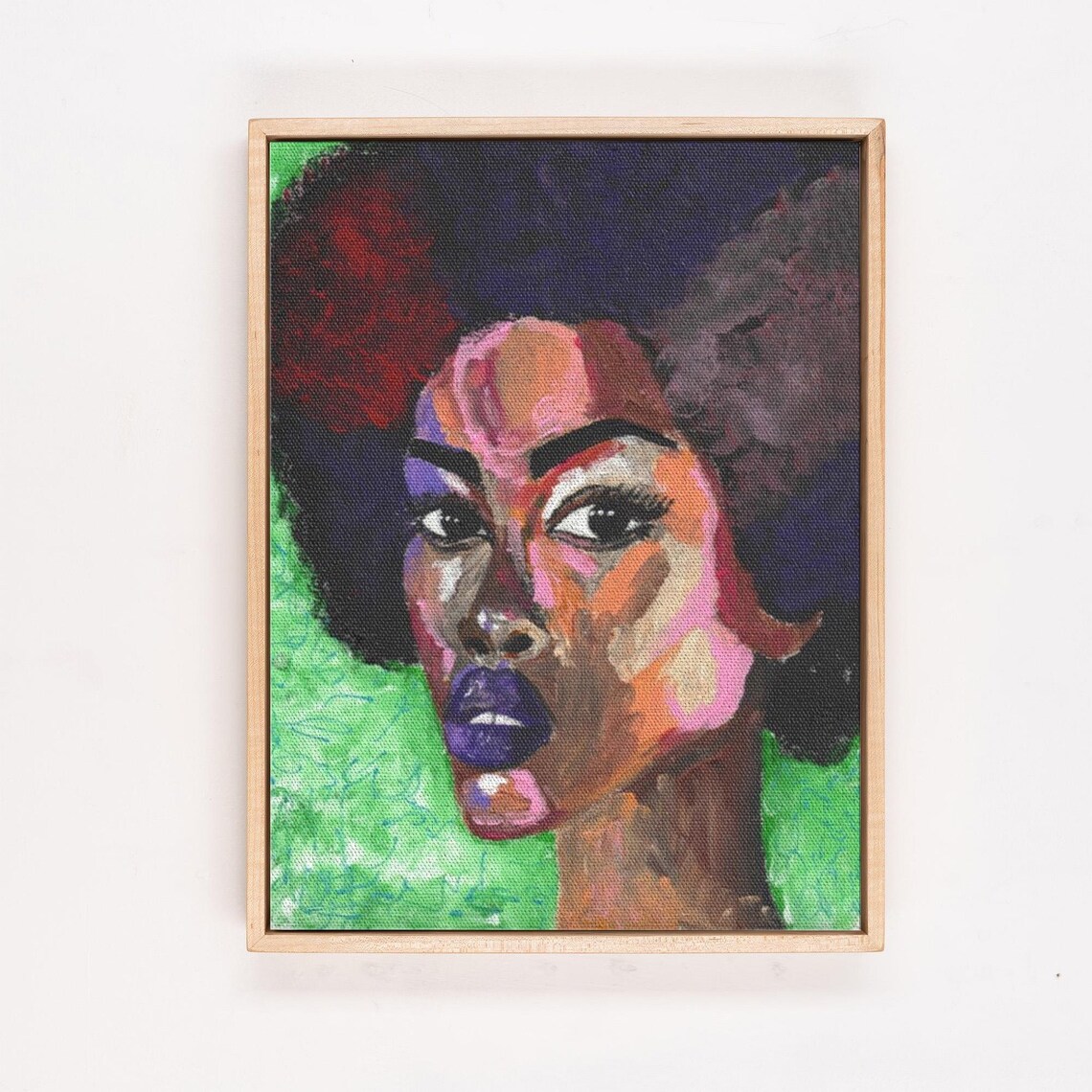 African Woman Portrait Pop Art Wall Print Portrait Decor Portrait Wall Art Portrait Art Portrait Wall Decor - Image 4
