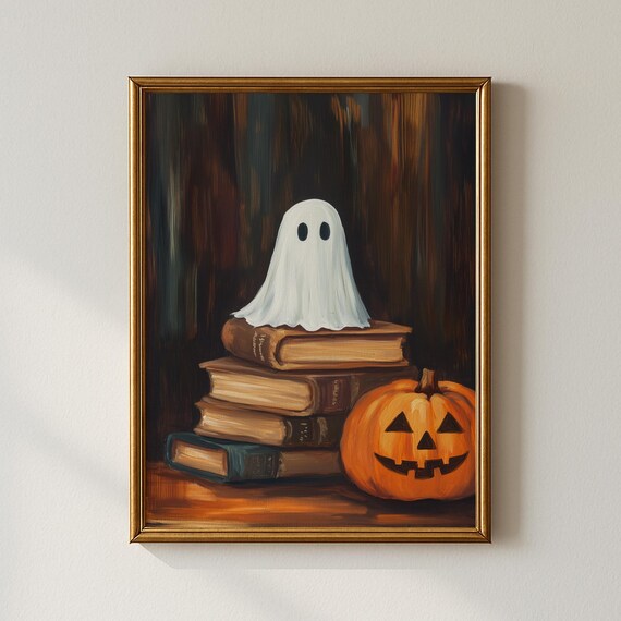 Halloween And Pumpkin Print Holiday Wall Art Bathroom Collected Prints Cpp781