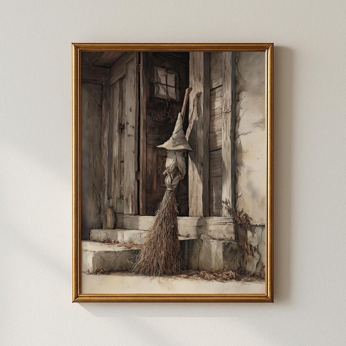 Halloween Witch Print Holiday Decor Living Room Art Collected Prints Cpp648