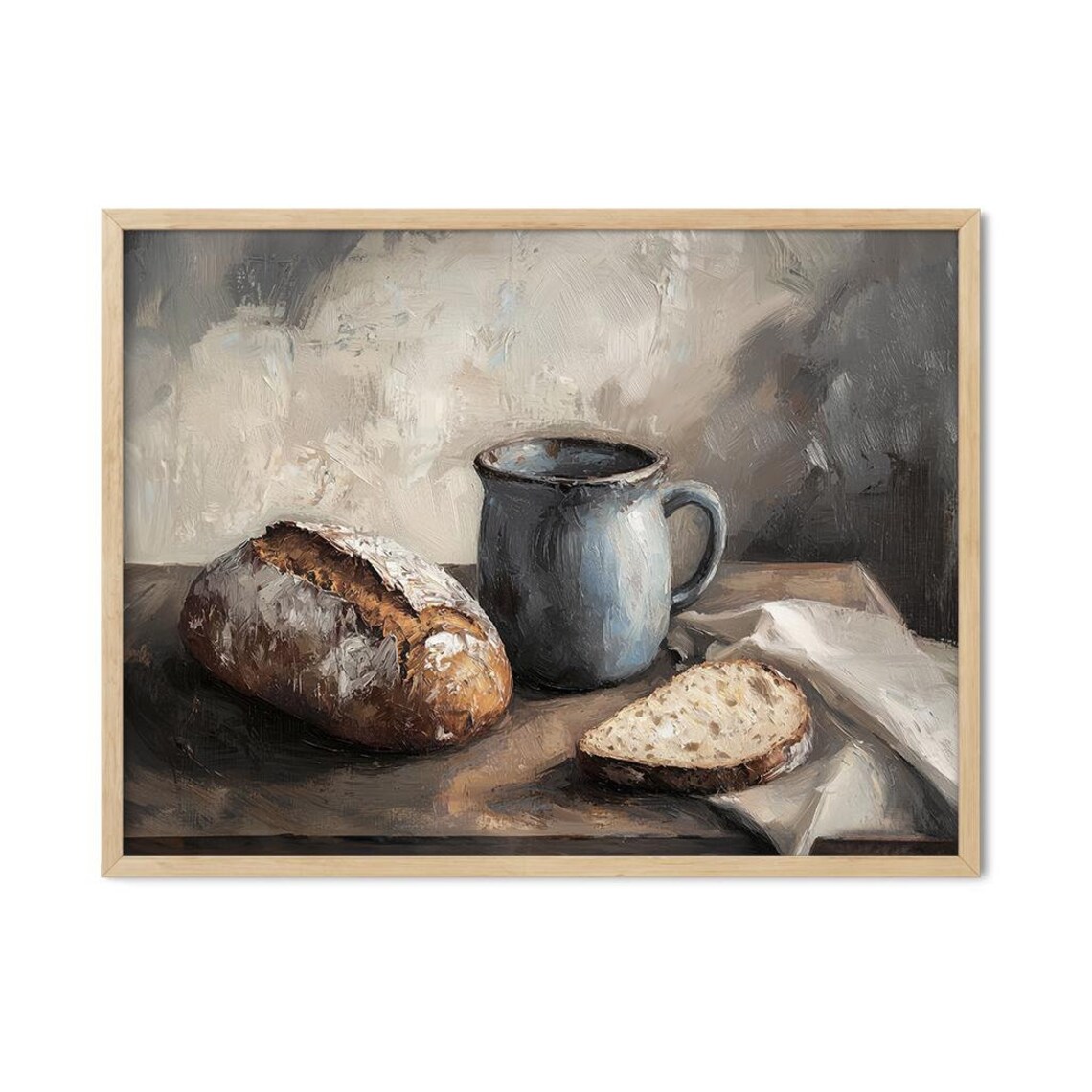 Sourdough Bread Vintage Kitchen Art Print