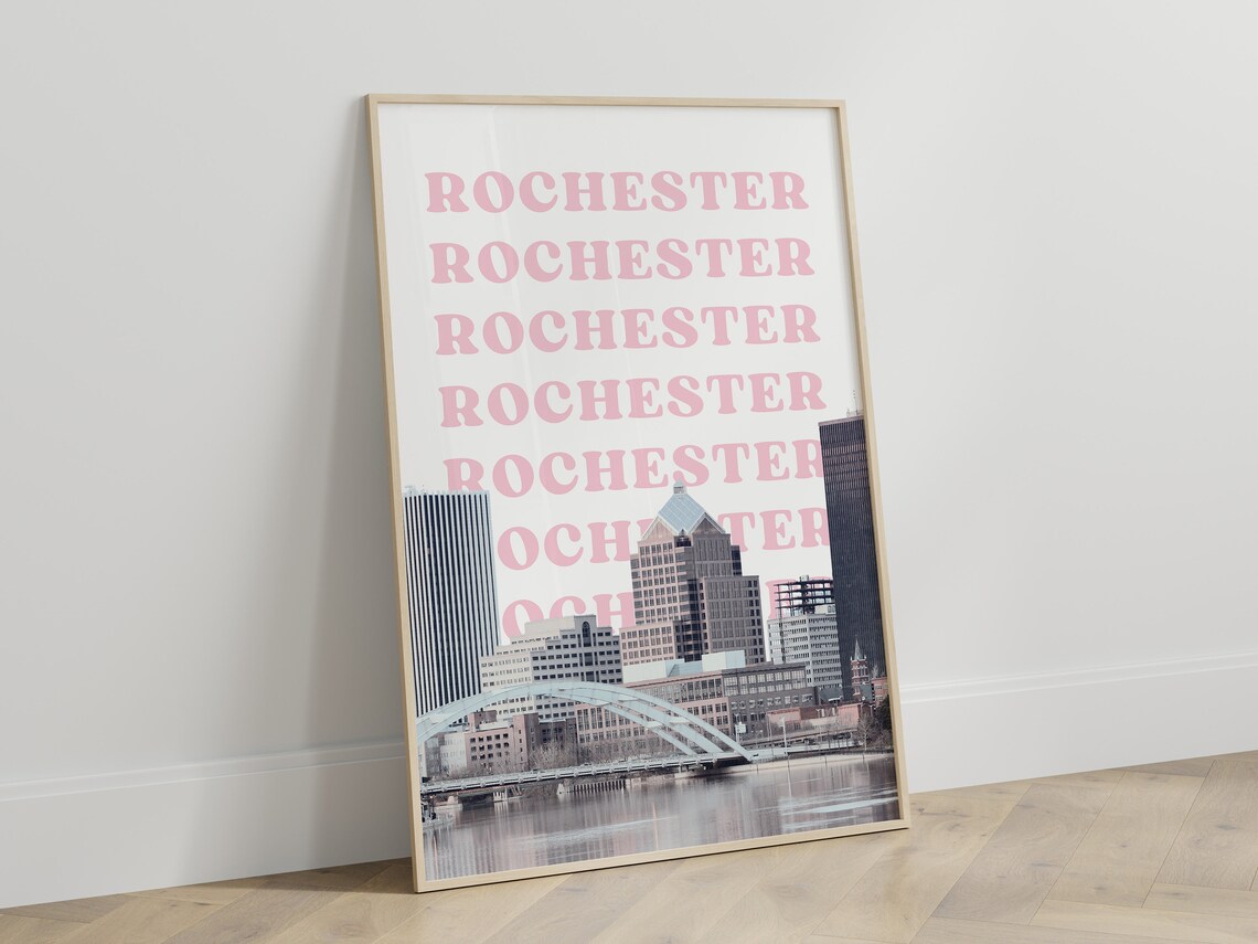 Rochester Poster, New York USA Travel Poster - Image 3