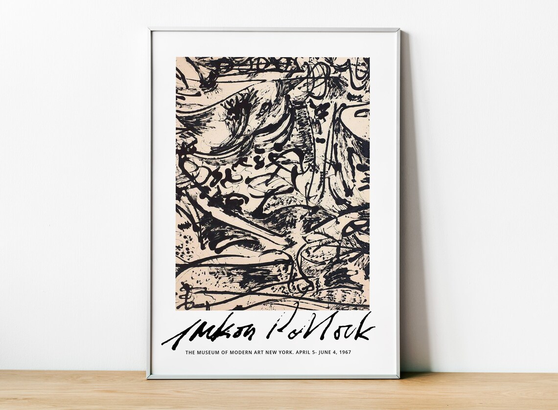 Jackson Pollock Abstract Expressionism Art Print