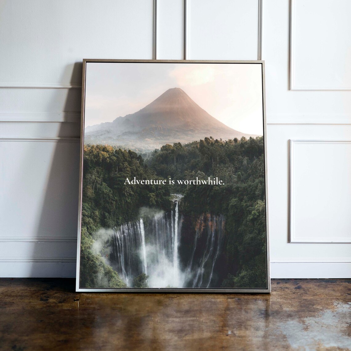 Adventure Is Worthwhile Motivational Poster Print