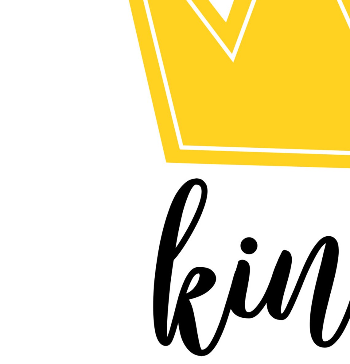 Crown Nursery Art Print, Boys Kids Room Decor - Image 4