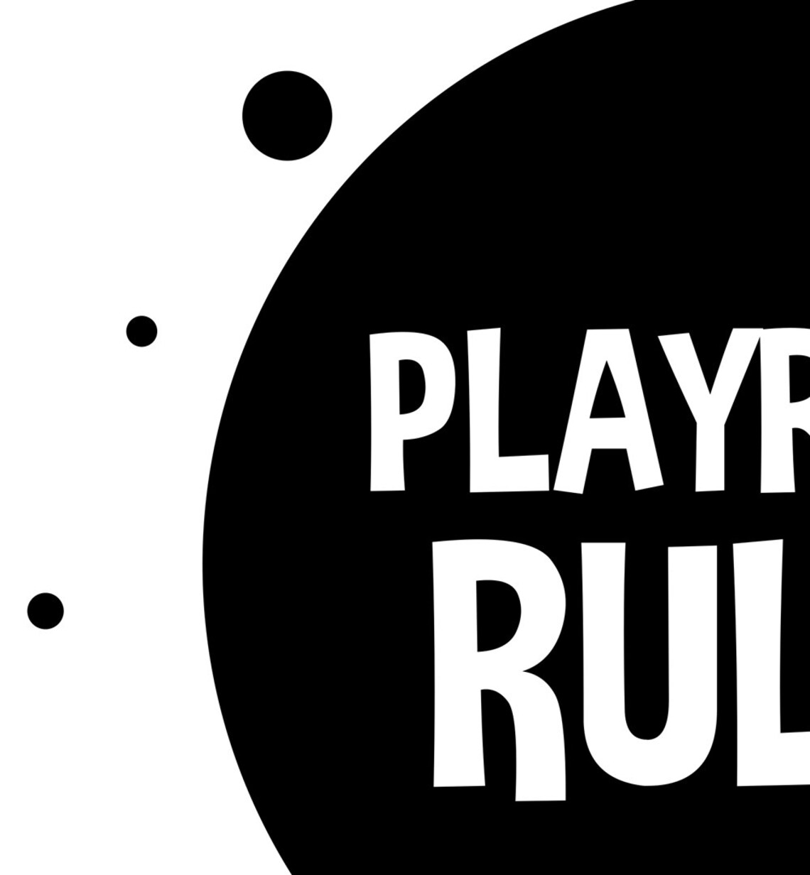 Playroom Rules Monochrome Art Print, Nursery Decor - Image 3