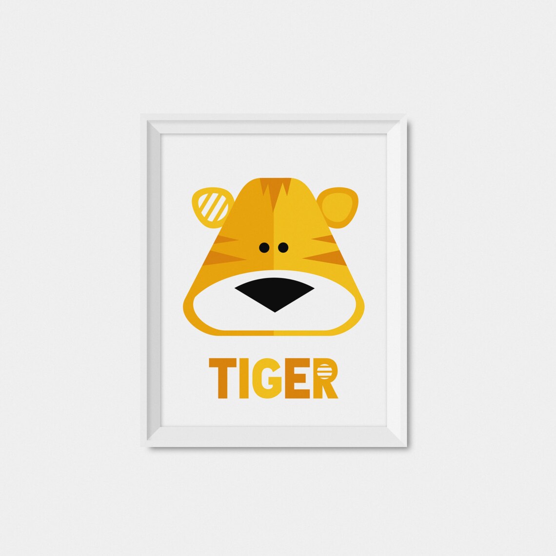 Tiger Nursery Art Print for Kids' Jungle Room