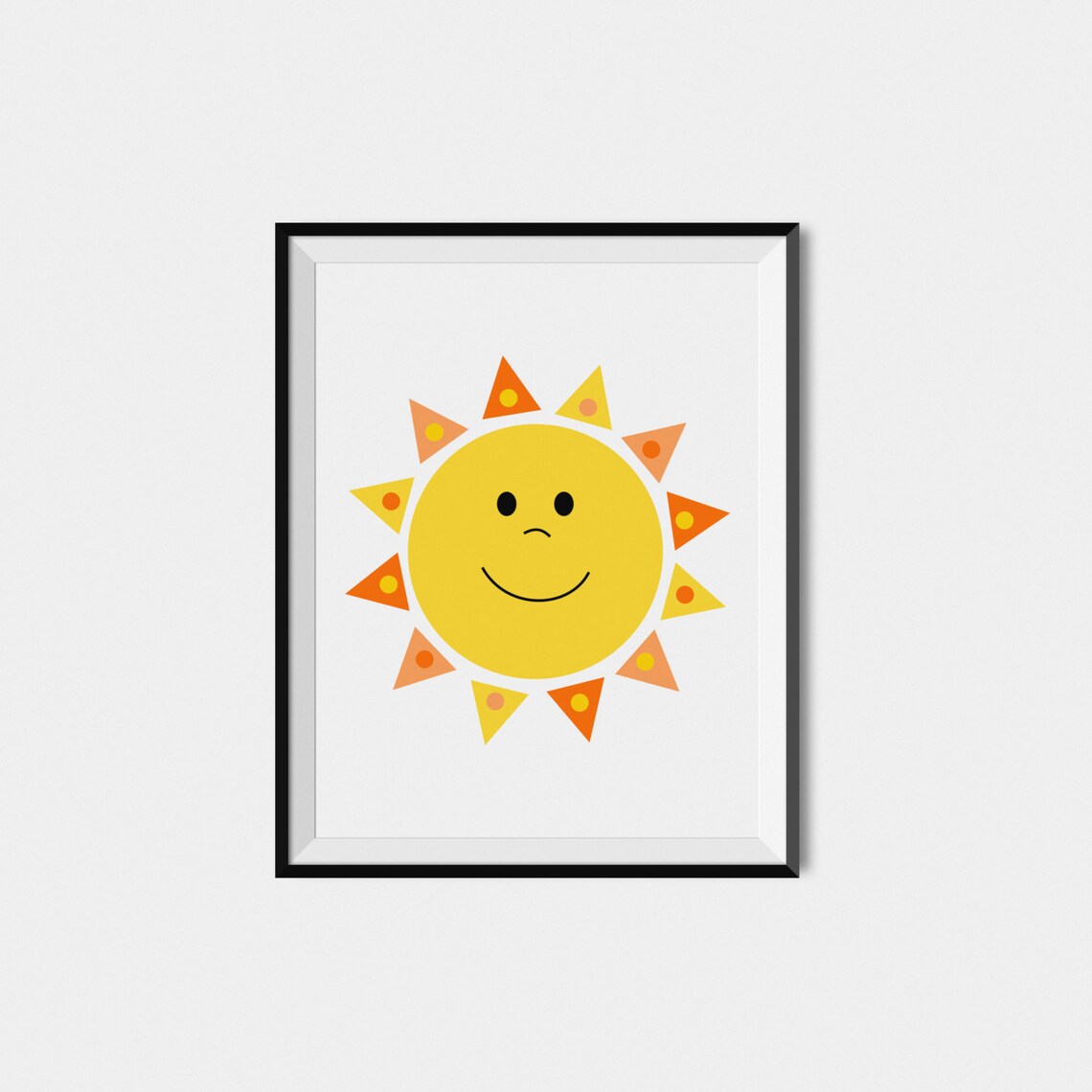 You Are My Sunshine Kids Nursery Quote Art Print - Image 3