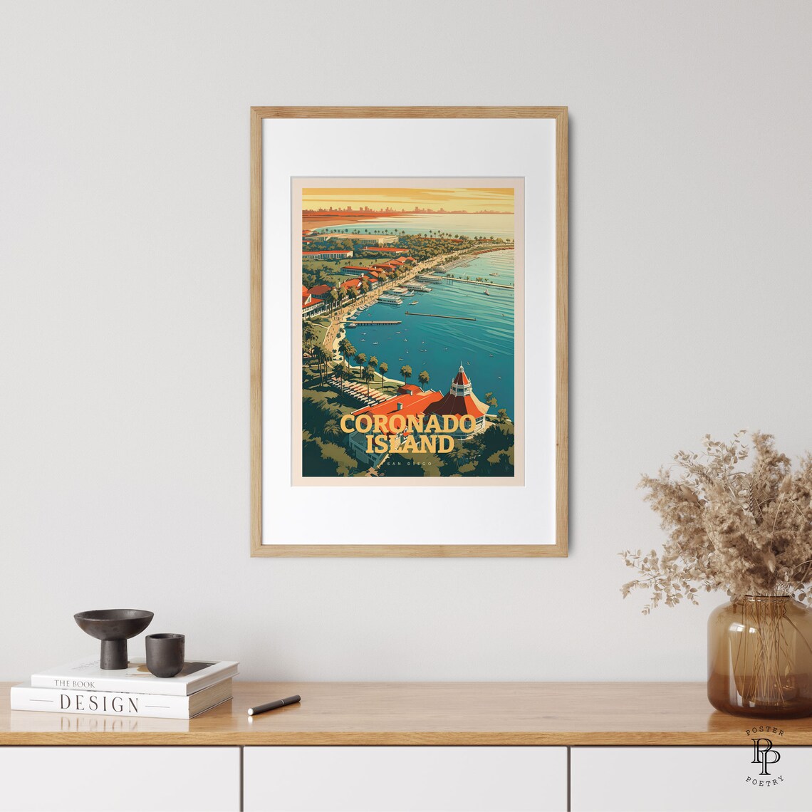 Coronado Island San Diego Travel Poster, Hotel Del Coronado - Image 3