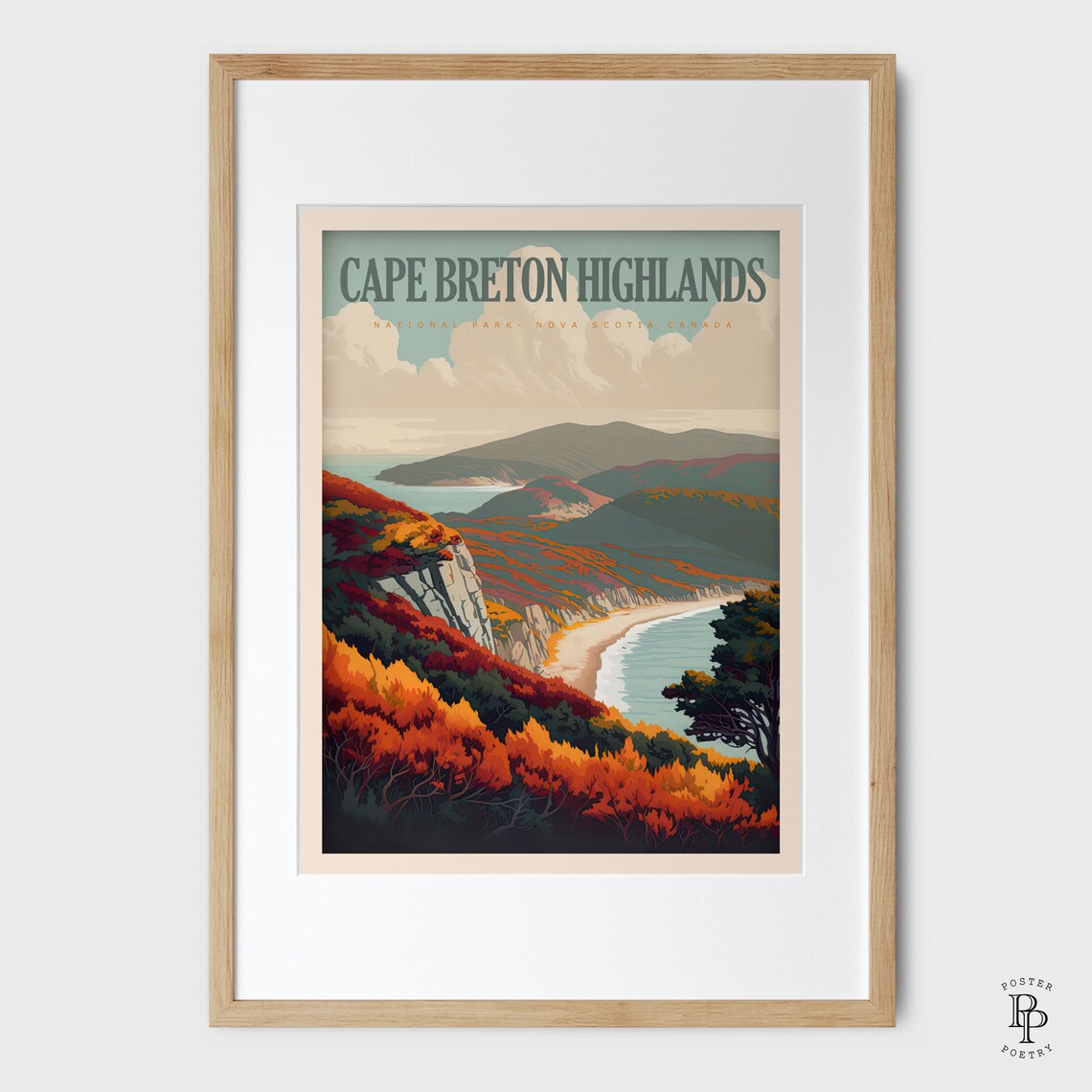 Cape Breton Highlands National Park, Canada Travel Poster - Image 2