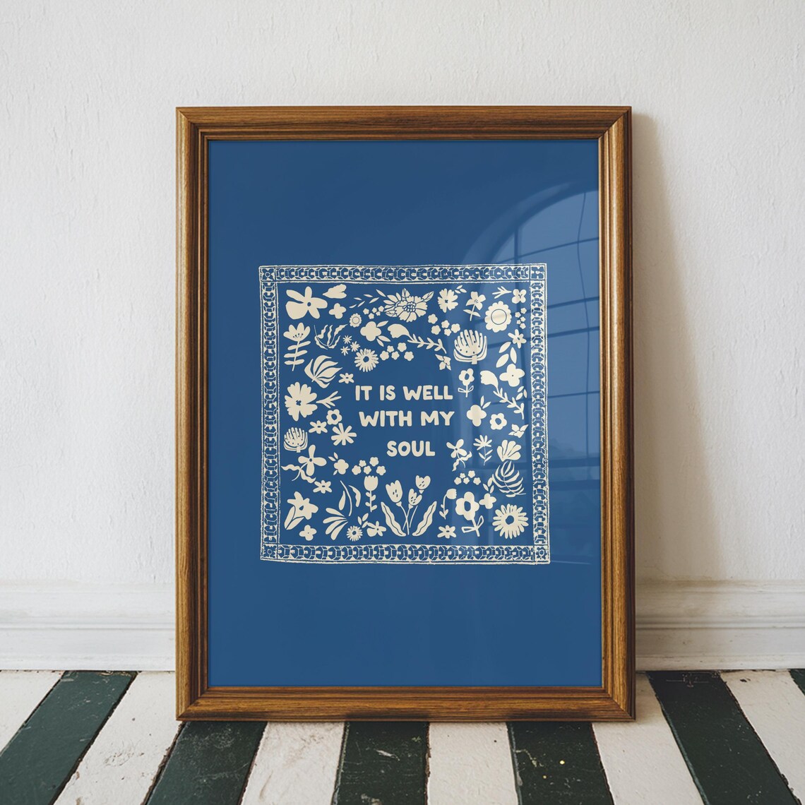 It Is Well With My Soul Vertical Illustration Print - Image 3