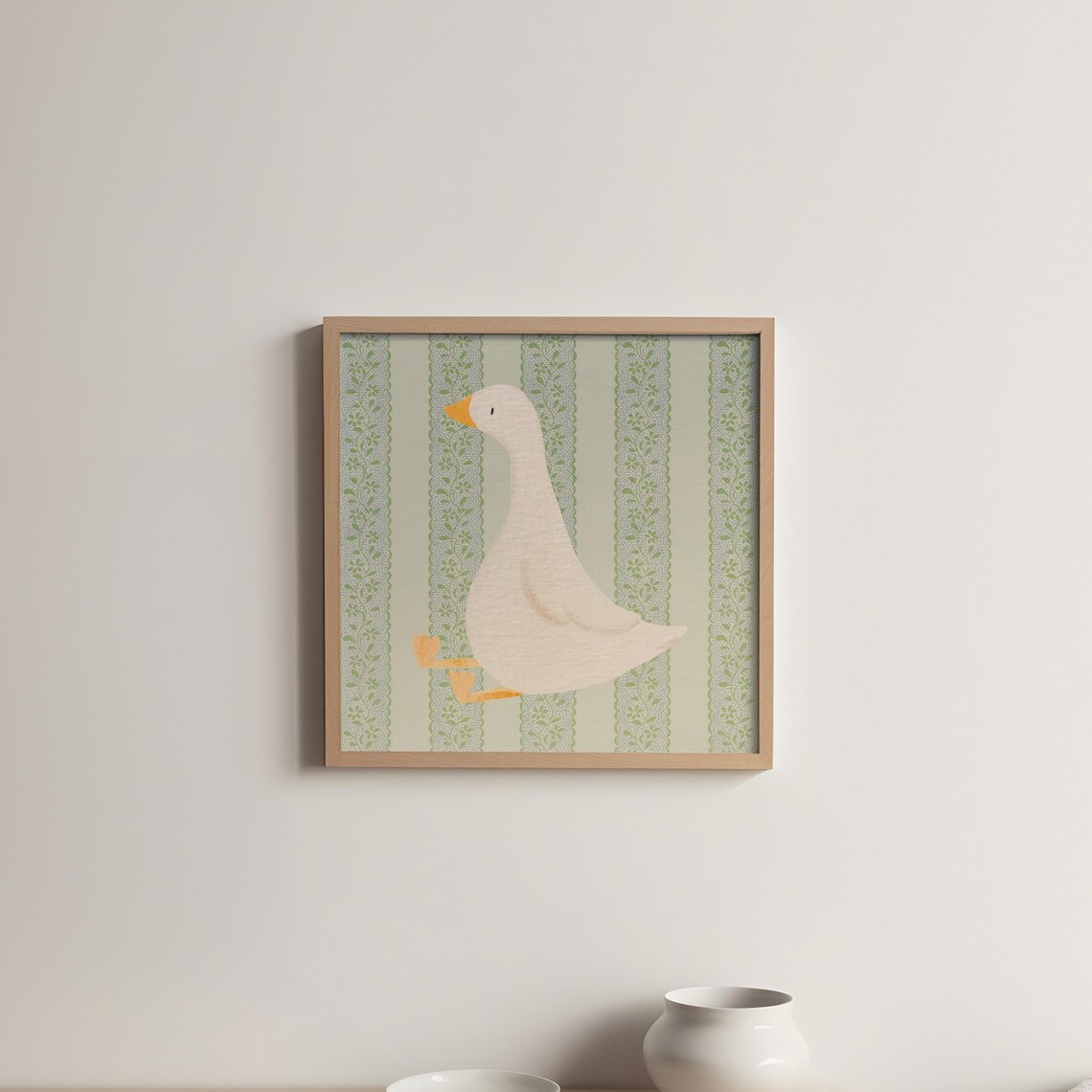 Victorian Sitting Duck Art Print, Trendy Decor - Image 5