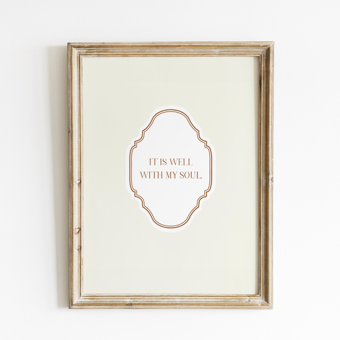 It Is Well With My Soul Illustration, Wall Art