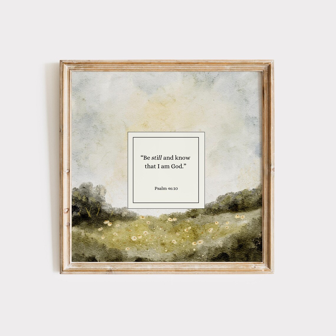 Be Still And Know That I Am God, Scripture Art - Image 2