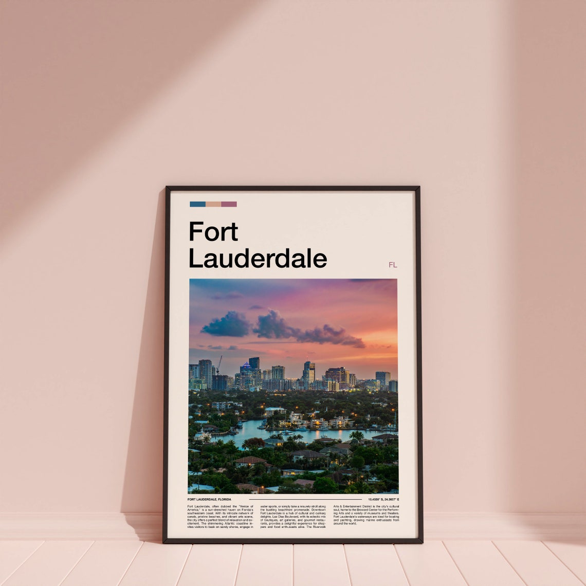 Fort Lauderdale Print Fort Lauderdale Poster Fort Lauderdale Wall Art Fort Lauderdale Art Print Fort Lauderdale Photo Florida Prints - Image 4