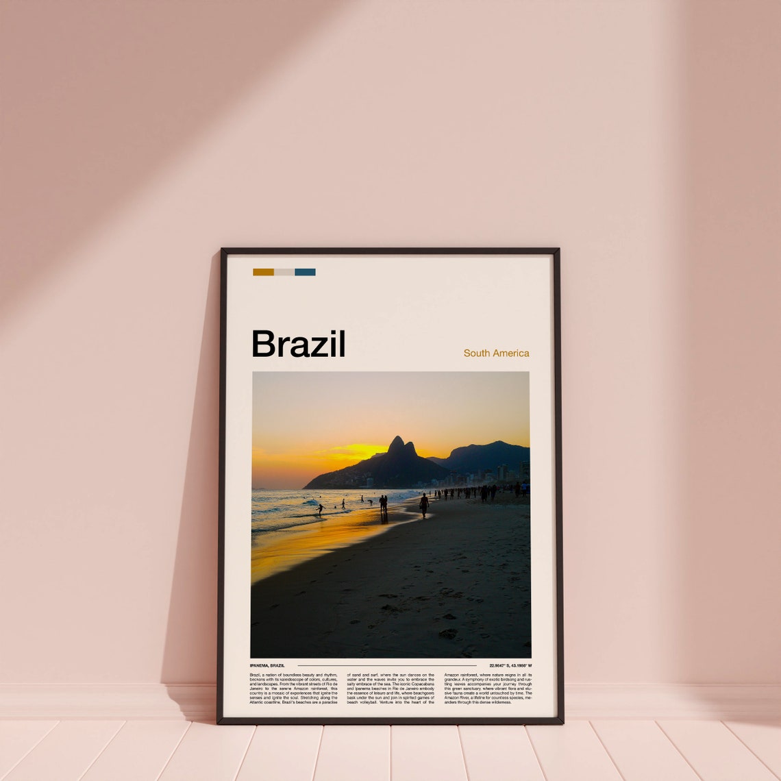 Brazil Print Brazil Poster Brazil Wall Art Brazil Art Print Brazil Photo Brazil Travel Gifts - Image 3