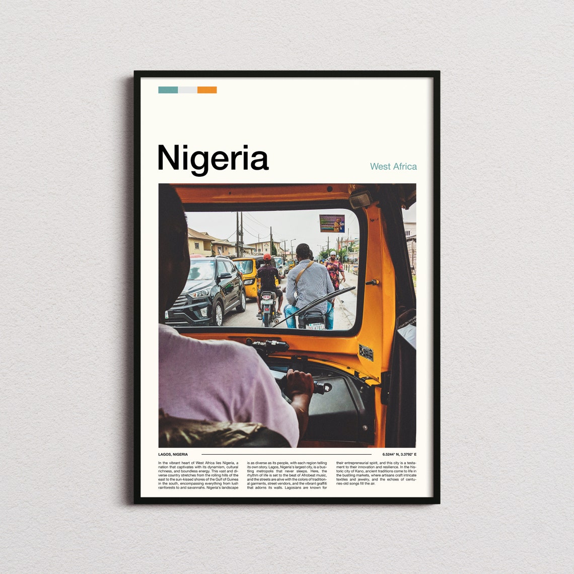Nigeria Print Nigeria Poster Nigeria Wall Art Nigeria Art Print Nigeria Photo