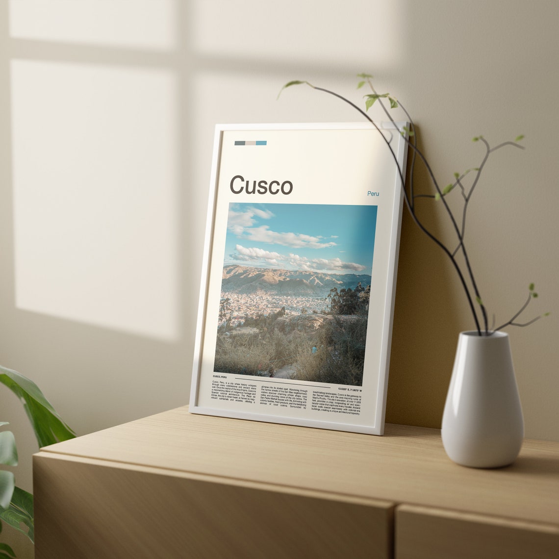 Cusco Print Cusco Poster Cusco Wall Art Cusco Art Print Cusco Photo - Image 3
