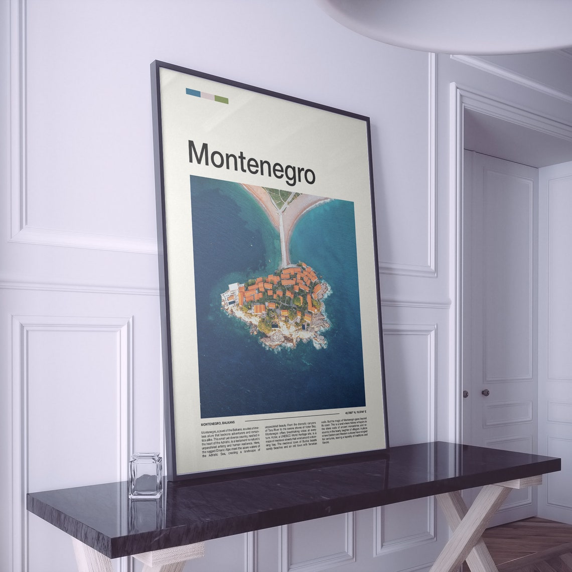 Montenegro Print Montenegro Poster Montenegro Wall Art Montenegro Art Print Montenegro Gifts Travel Poster Traveler Gifts - Image 2