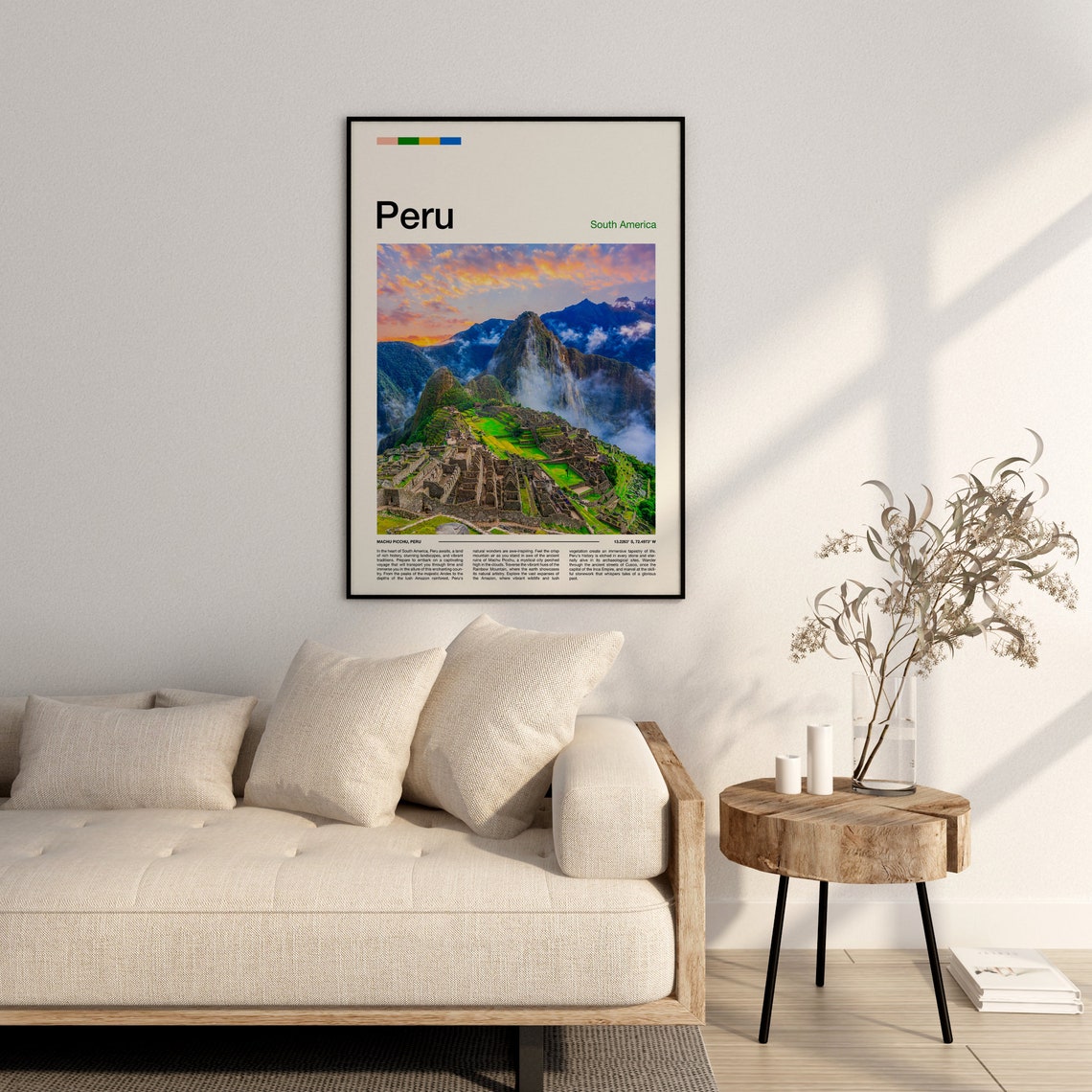 Peru Machu Picchu Sunset Andes Mountains Ancient Ruins Travel Poster - Image 2
