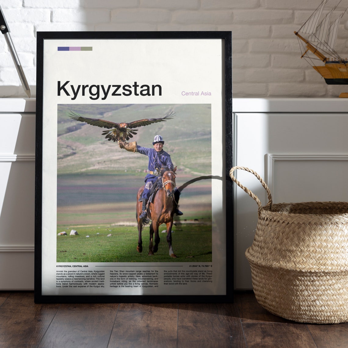 Kyrgyzstan Print Kyrgyzstan Poster Kyrgyzstan Wall Art Kyrgyzstan Art Print Kyrgyzstan Photo Kyrgyzstan Gifts - Image 4