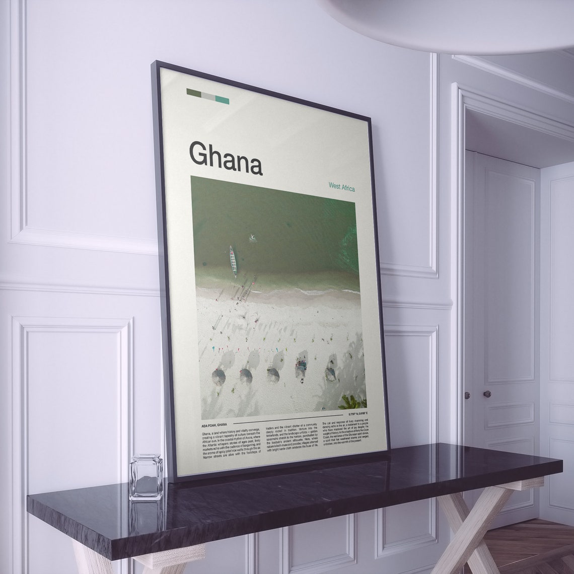 Ghana Print Ghana Poster Ghana Wall Art Ghana Art Print Ghana Photo Travel Poster Traveler Christmas Gift - Image 2
