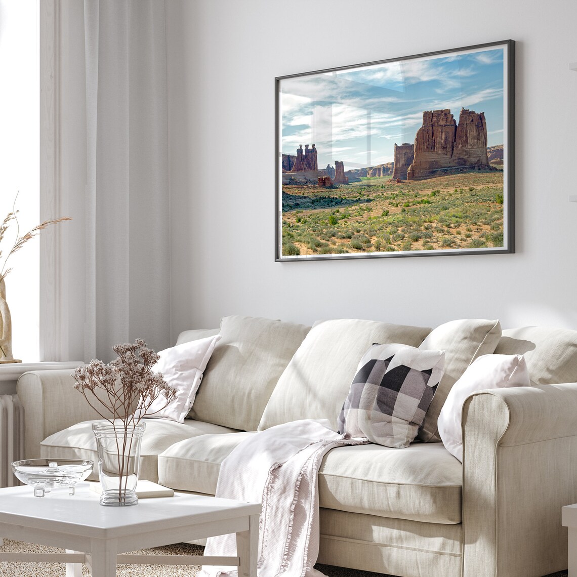Arches National Park Utah Red Rock Formations Desert Vista Poster - Image 2