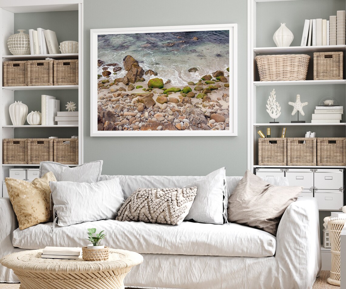 Monterey Aerial Beach Art Print, Coastal Decor - Image 3