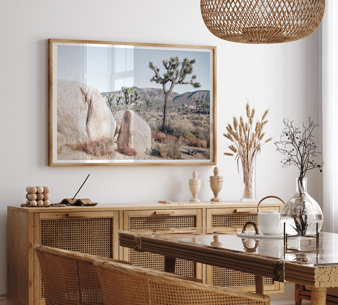 Joshua Tree Retro Travel Poster, California Desert - Image 5