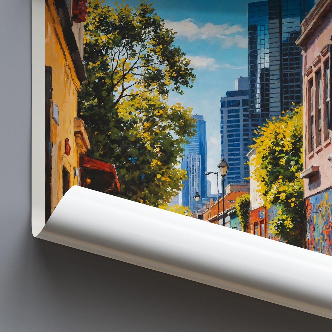 Melbourne Australia Graffiti Laneway Street Art Painted Travel Poster - Image 4