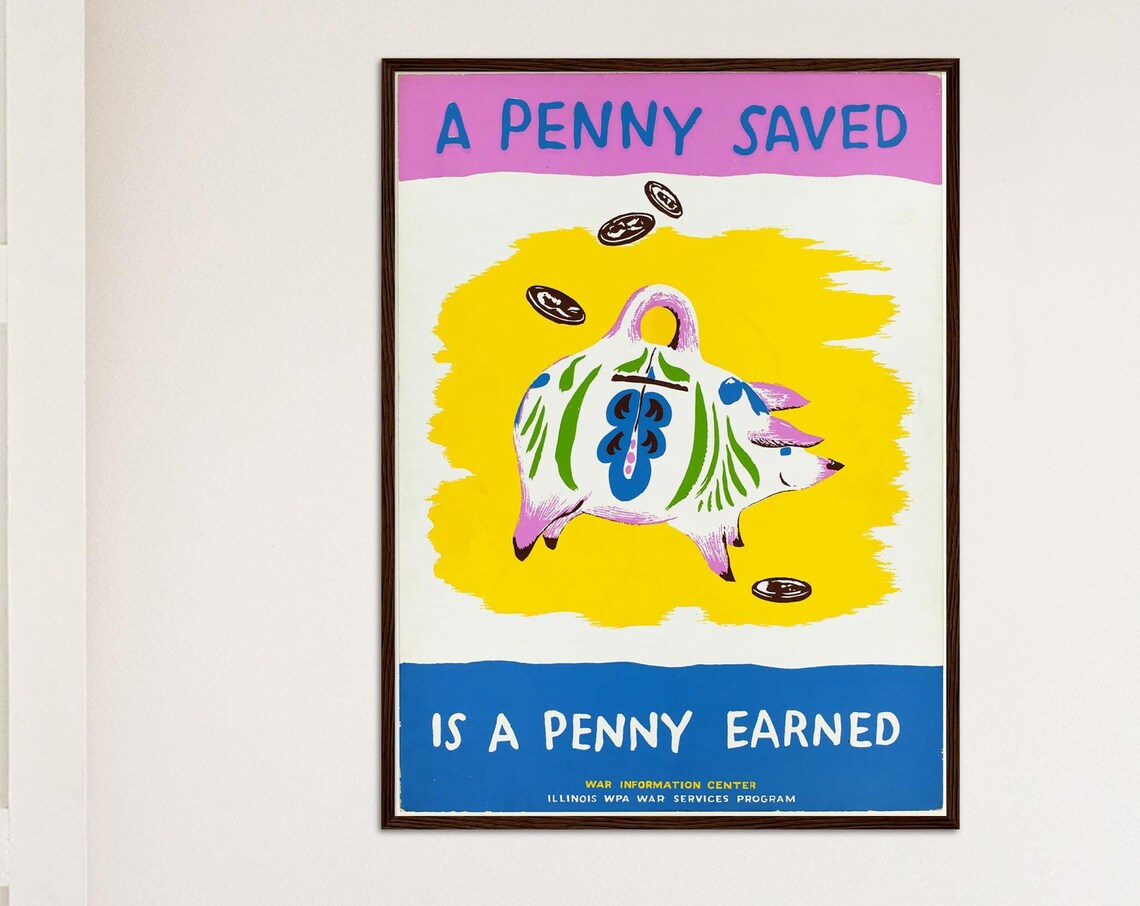Due To The Economy Vintage Poster