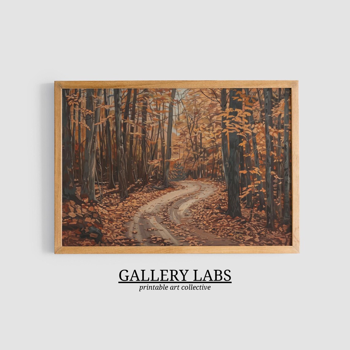 Forest Wall Art Fall Decor Moody Autumn Print Cabin Decor Fall Wall Art Rustic Home Decor Art - Image 3