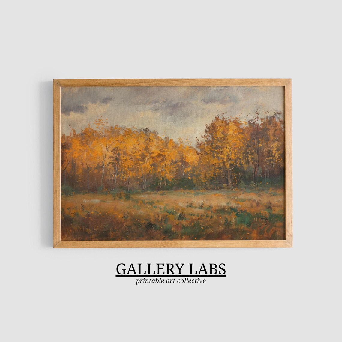 Forest Wall Art Fall Decor Moody Autumn Print Cabin Decor Fall Wall Art Rustic Home Decor Art - Image 3