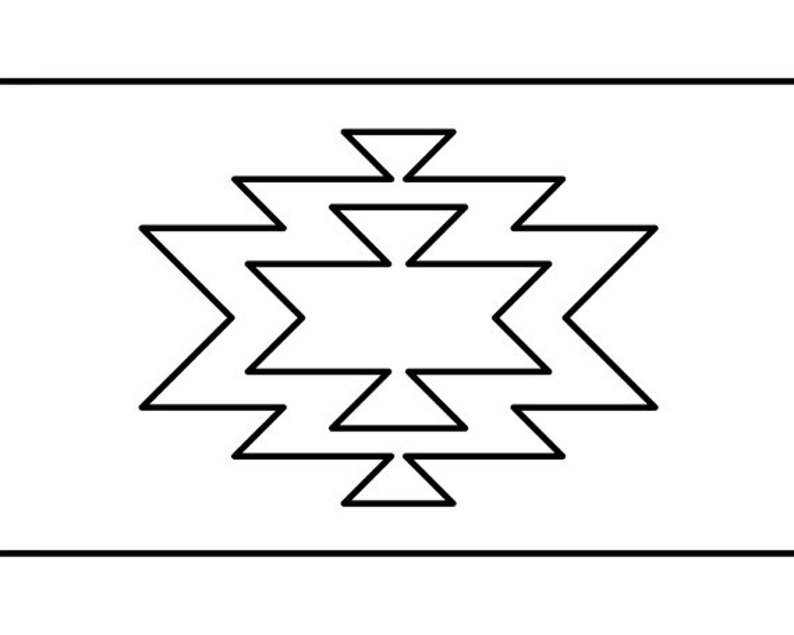 Navajo Print Geometric Modern Home Decor Aztec Pattern Black And White Wall Prints Native Prints Art Signs Minimalist - Image 2