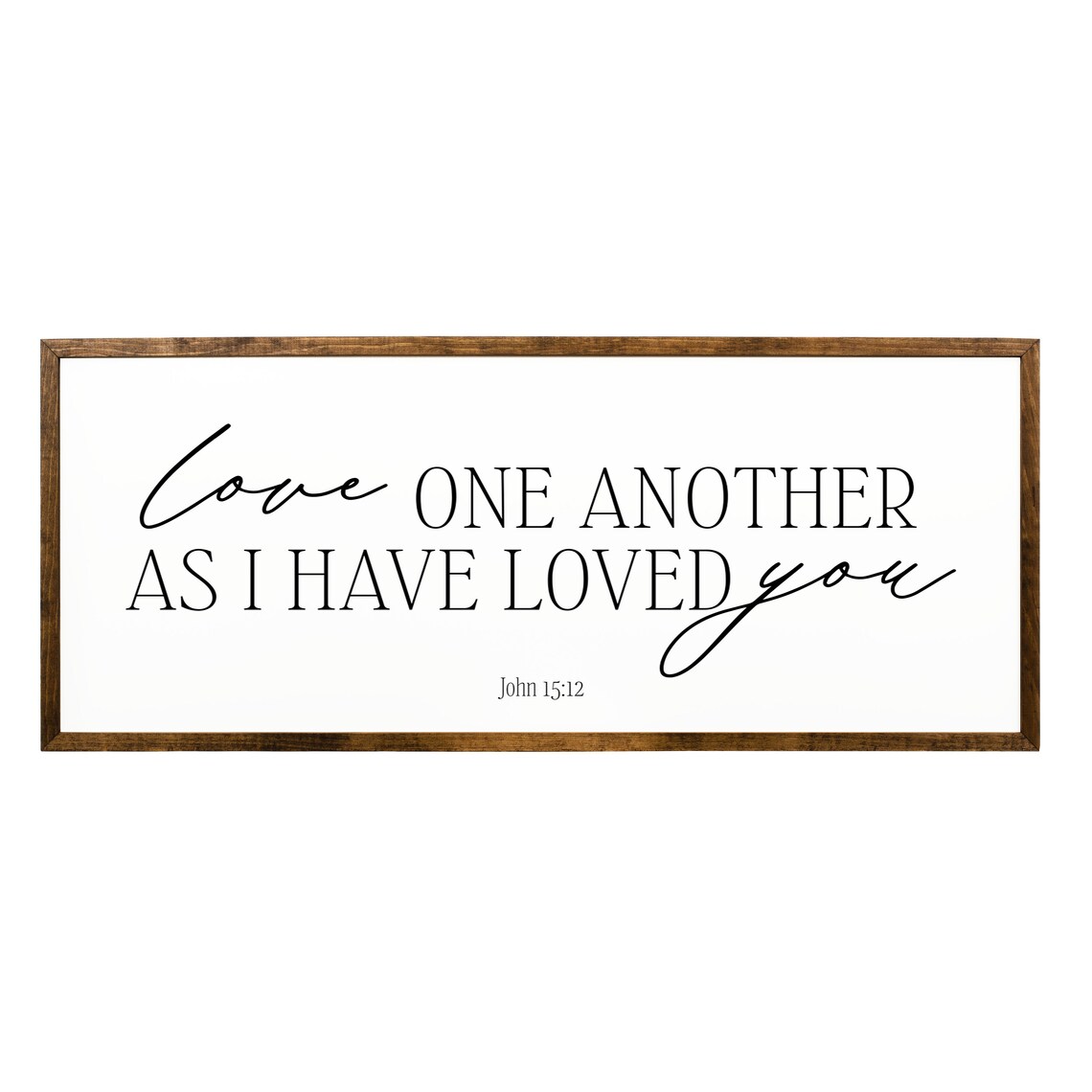 Love One Another, John 15:12 Scripture Art Print - Image 2