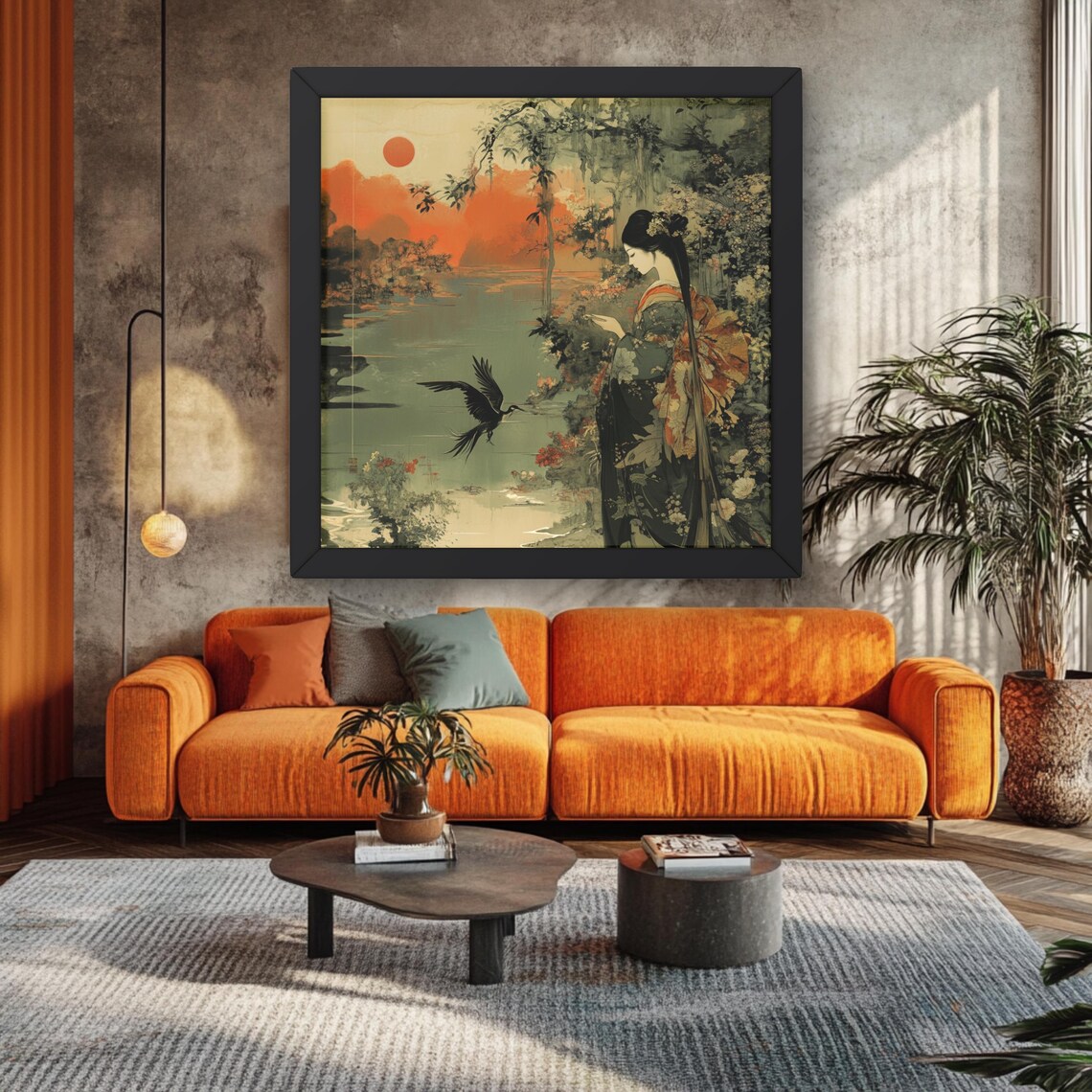 Japanese Art, Vintage Traditional Asian Decor
