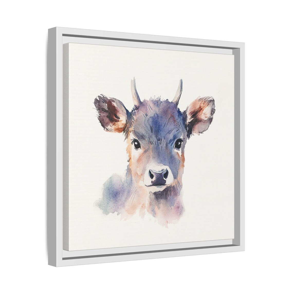 Cute Cow Watercolor Animal Print, Nursery Decor - Image 4